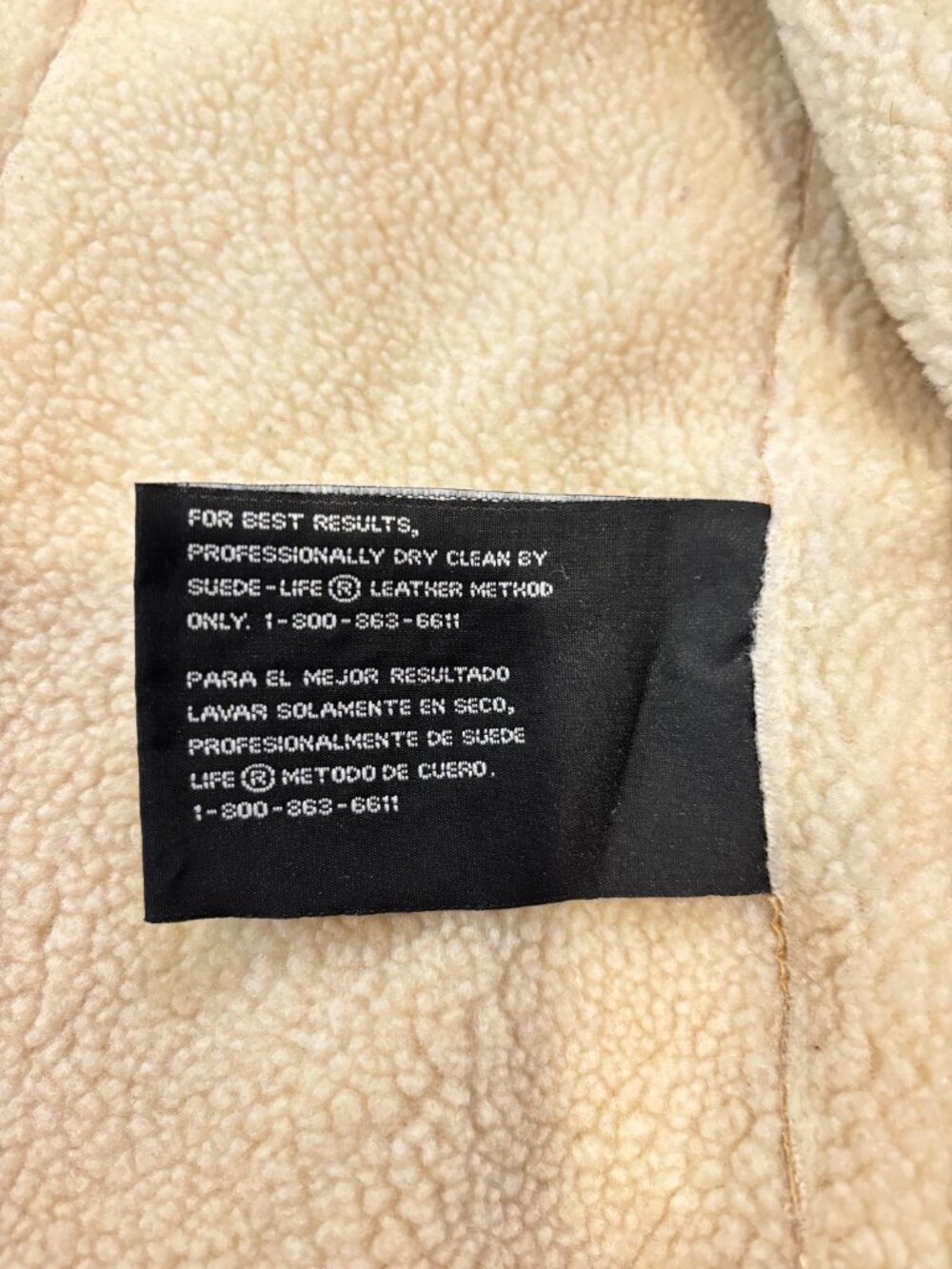 Phoebe From Friends Jacket Embroidered Penny Lane Suede Sherpa St. John's Bay XL - Picture 5 of 6